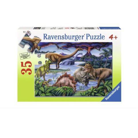  Xếp hình puzzle Dinosaur Playground 35 mảnh Ravensburger RV08613 