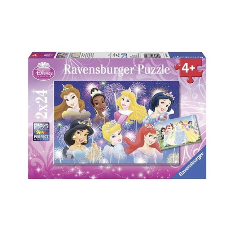  Xếp hình puzzle Beautiful Princesses 2 bộ 24 mảnh RAVENSBURGER 