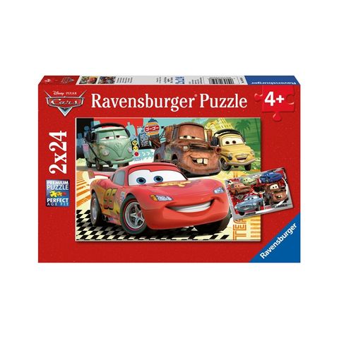  Bộ Xếp Hình Ravensburger Puzzle Car - Cuộc Phiêu Lưu Mới RV089598 (2 Bộ 24 Mảnh Ghép) 