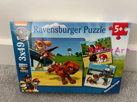  Tranh ghép Ravensburger RV‎9239 - 3x49 pc Paw Patrol the Team 
