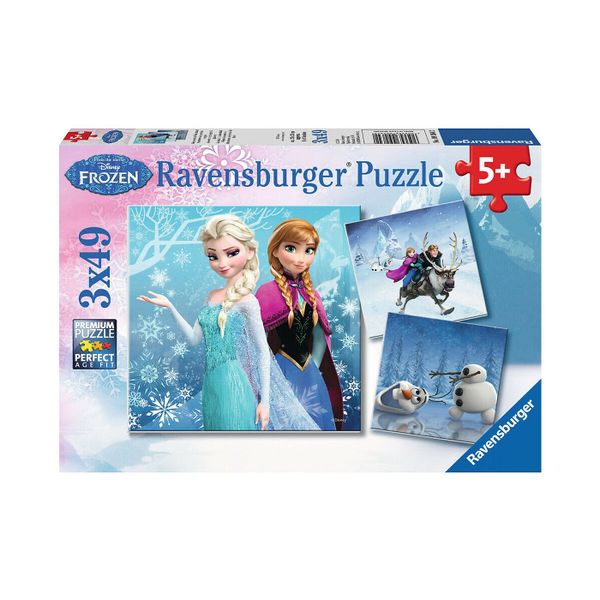 Xếp hình puzzle Winter Adventures 3 bộ 49 mảnh Ravensburger RV09264