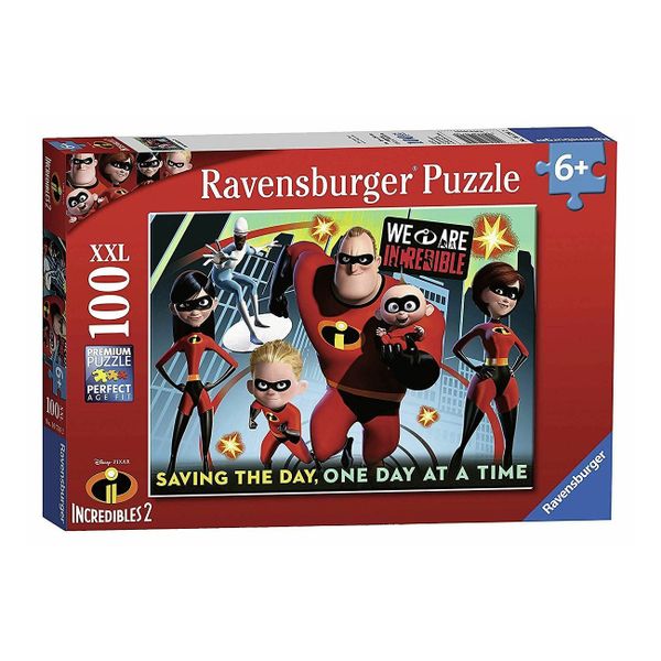 Xếp hình puzzle D-Pixar: Incredibles 2 100 mảnh Ravensburger RV10716