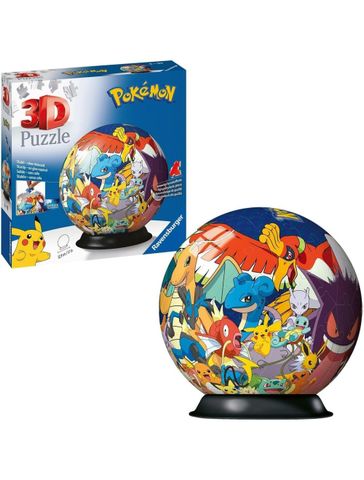  Tranh ghép Ravensburger 3D Puzzle Ball Pokemon 72 Pieces 117857 