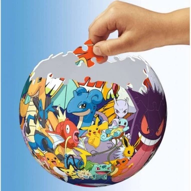  Tranh ghép Ravensburger 3D Puzzle Ball Pokemon 72 Pieces 117857 