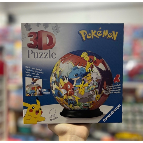  Tranh ghép Ravensburger 3D Puzzle Ball Pokemon 72 Pieces 117857 