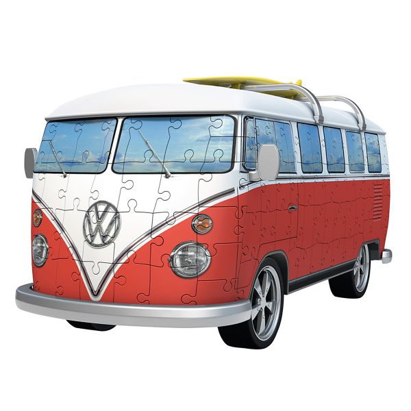  RV12616 6 Xếp hình puzzle 3D xe bus VW 162 mảnh 