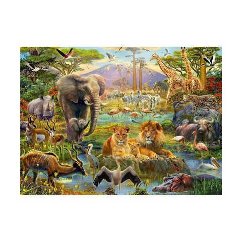  Xếp hình puzzle Animals of the Savanna 200 mảnh RAVENSBURGER RV128914 