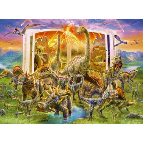  Xếp hình puzzle Dino Dictionary 300 mảnh RAVENSBURGER 129058 