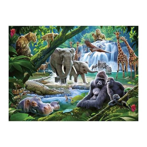  RV129706 Xếp hình puzzle Jungle Families 100 mảnh RAVENSBURGER 