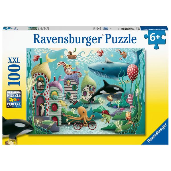 Ghép hình Ravensburger 100 mảnh XXL chủ đề Underwater Wonders