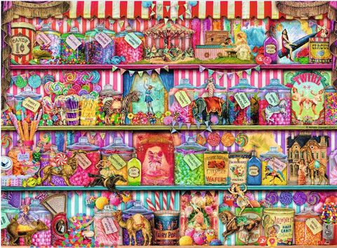  Xếp hình 500 miếng Ravensburger The Sweet Shop Puzzle 