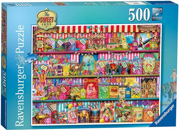 Xếp hình 500 miếng Ravensburger The Sweet Shop Puzzle