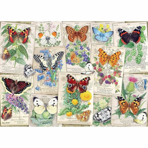  Tranh ghép Ravensburger Puzzle Butterfly Splendour 1000 mảnh 