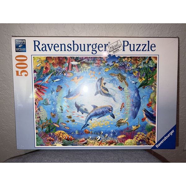 Tranh ghép Ravensburger 500 mảnh  Cave Dive Jigsaw Puzzle