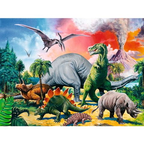  Tranh ghép Ravensburger Dinosaurs Jigsaw Puzzles - 2X 150 Pieces XXL 