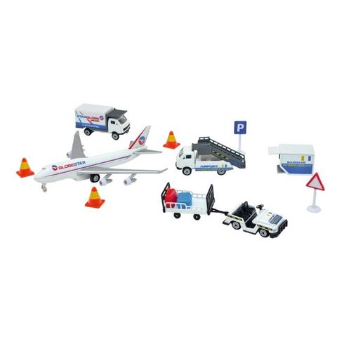  Bộ Xe Sân Bay DICKIE TOYS Airport Playset 