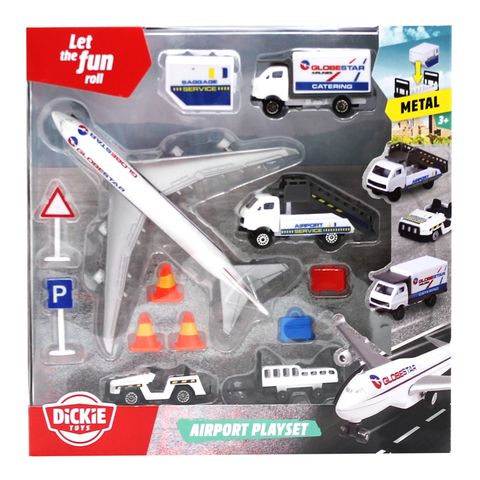  Bộ Xe Sân Bay DICKIE TOYS Airport Playset 