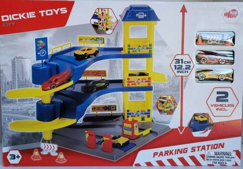  Bộ Đồ Chơi Bãi Đỗ Xe DICKIE TOYS Parking Station 