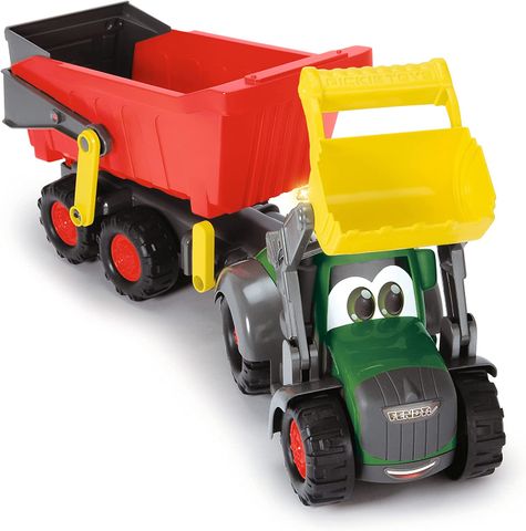  Xe nông trại ngộ nghĩnh Dickie Happy Tractor with Trailor 