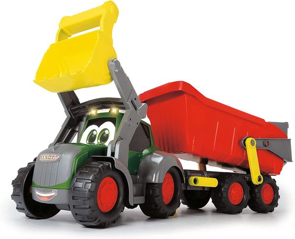 Xe nông trại ngộ nghĩnh Dickie Happy Tractor with Trailor