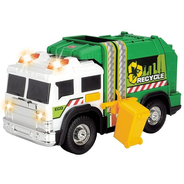 Đồ Chơi Xe Rác Dickie Toys Recycle Truck màu xanh 30cm