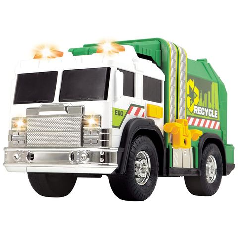  Đồ Chơi Xe Rác Dickie Toys Recycle Truck màu xanh 30cm 