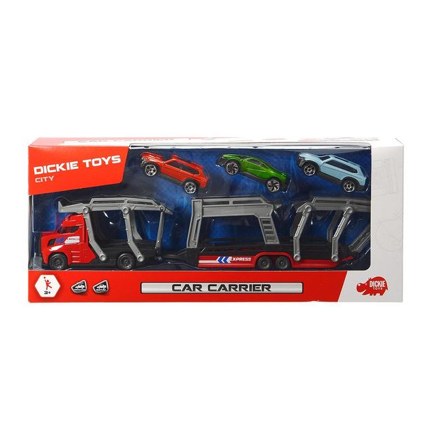 Bộ Đồ Chơi Xe Kéo Kèm 4 Ô Tô DICKIE TOYS Car Carrier 203745008