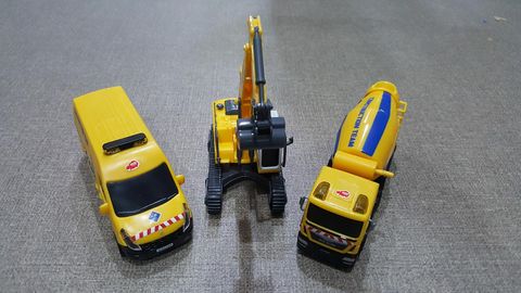  Đồ Chơi Xe Công Trường Liebherr Team Set Dickey Toys 