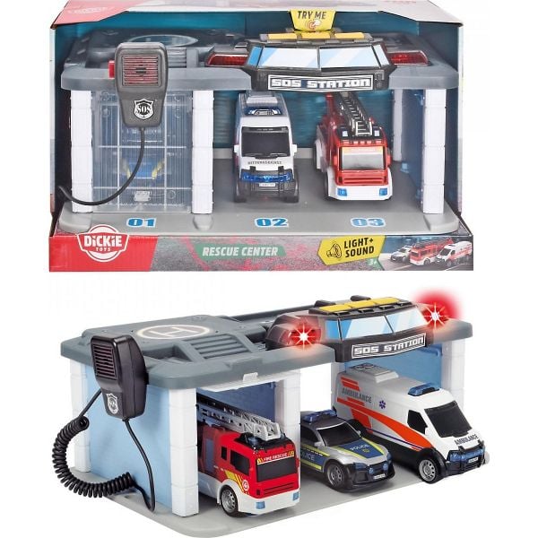 Trạm Cứu Hộ Kèm Bộ Đàm DICKIE TOYS SOS Station 203716007038