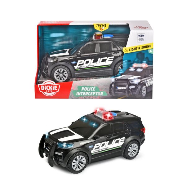 203714018 Đồ Chơi Xe Cảnh Sát DICKIE TOYS Ford Police Interceptor