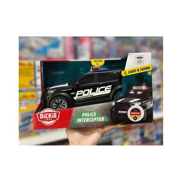 203714018 Đồ Chơi Xe Cảnh Sát DICKIE TOYS Ford Police Interceptor