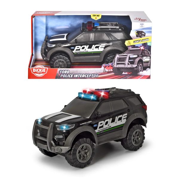 203306017 Đồ Chơi Xe Cảnh Sát DICKIE TOYS Ford Police Interceptor