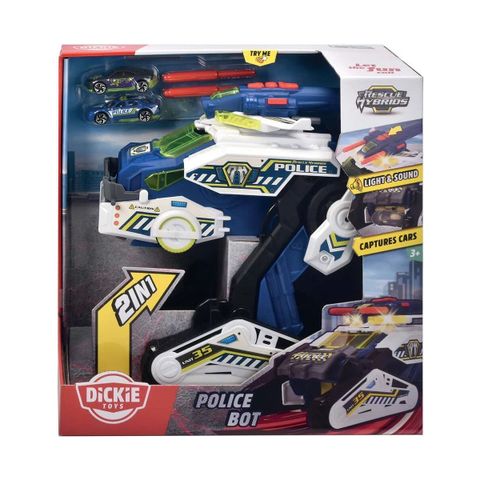  203794001 Đồ Chơi Trạm Cảnh Sát DICKIE TOYS Police Bot 