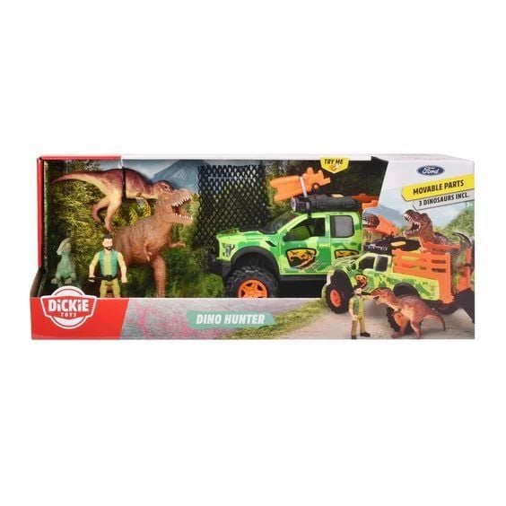  203837026 Đồ Chơi Xe Khủng Long DICKIE TOYS Dino Hunter 