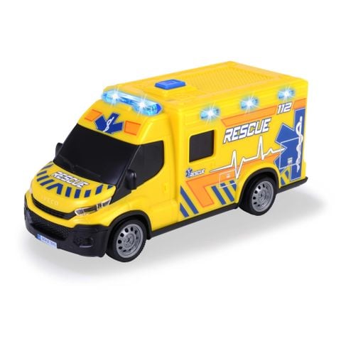  203713014 Đồ Chơi Xe Cứu Thương DICKIE TOYS Iveco Daily Ambulance 