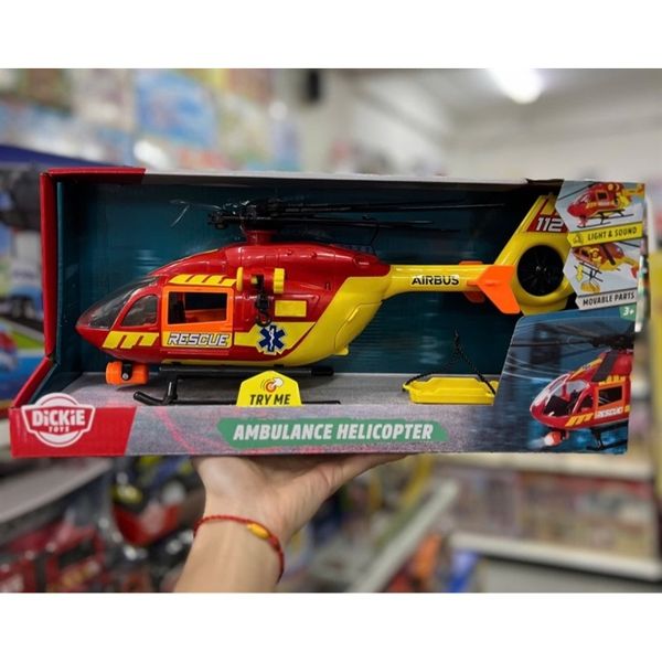 Đồ Chơi Trực Thăng Cứu Hộ DICKIE TOYS Ambulance Helicopter
