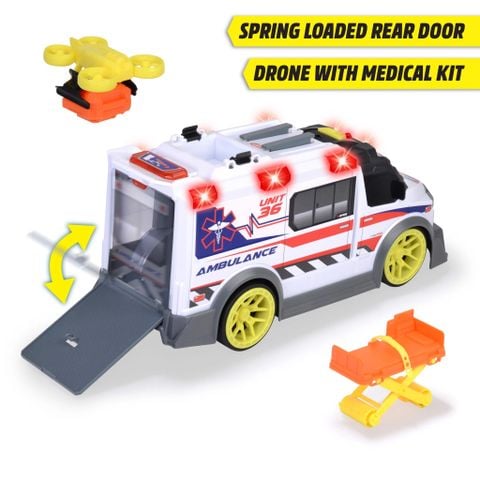  203307003 Đồ Chơi Xe Cứu Thương DICKIE TOYS Ambulance 