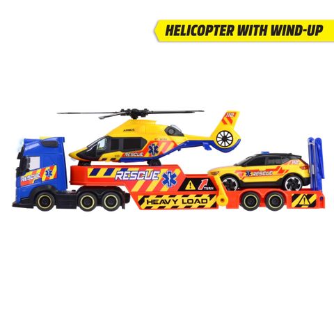  203717005 Bộ Đồ Chơi Xe Tải Cứu Hộ DICKIE TOYS Rescue Transporter 