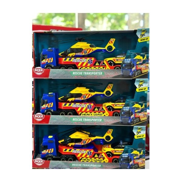 203717005 Bộ Đồ Chơi Xe Tải Cứu Hộ DICKIE TOYS Rescue Transporter