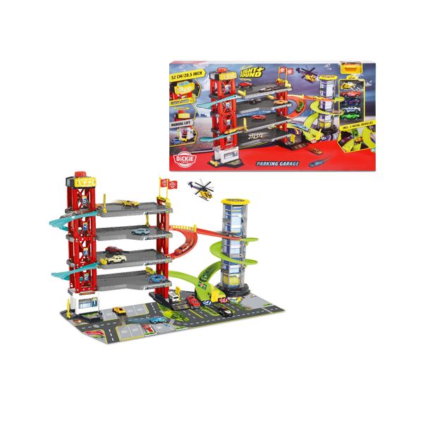 203339000 Bộ Đồ Chơi Mô Hình Bãi Đỗ Xe DICKIE TOYS Parking Garage