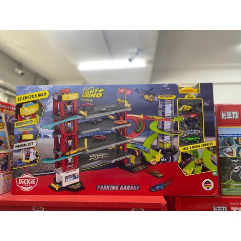  203339000 Bộ Đồ Chơi Mô Hình Bãi Đỗ Xe DICKIE TOYS Parking Garage 