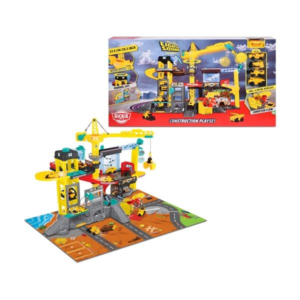 203339001 Bộ Đồ Chơi Công Trường Xây Dựng DICKIE TOYS Construction Playset