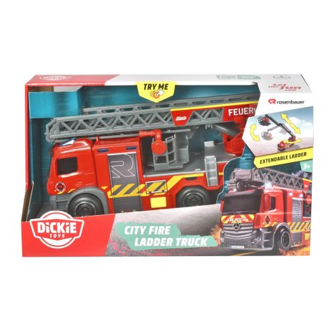  203714023038 Đồ Chơi Xe Cứu Hỏa DICKIE TOYS City Fire Ladder Truck 