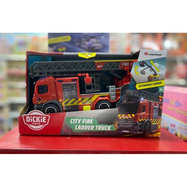 203714023038 Đồ Chơi Xe Cứu Hỏa DICKIE TOYS City Fire Ladder Truck