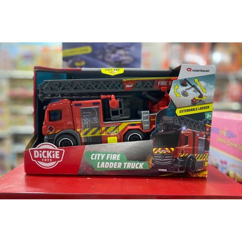  203714023038 Đồ Chơi Xe Cứu Hỏa DICKIE TOYS City Fire Ladder Truck 