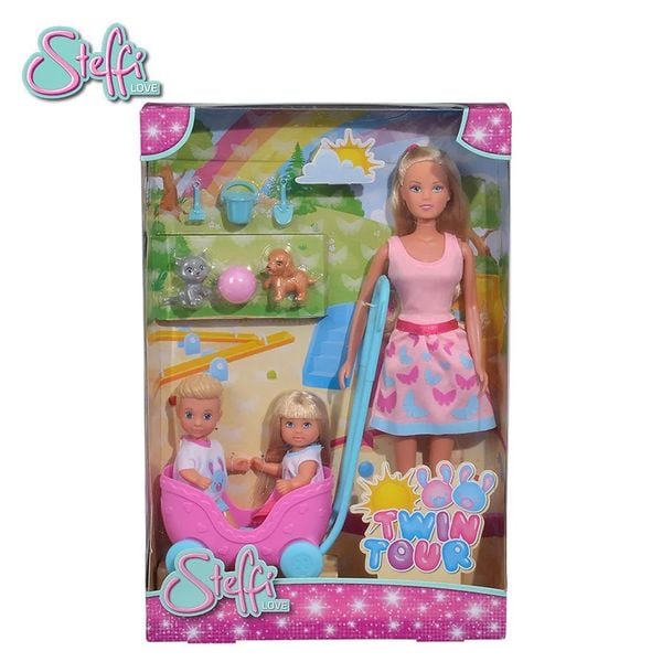 Búp Bê Sinh Đôi Steffi Love Twin Tour Plastic Doll