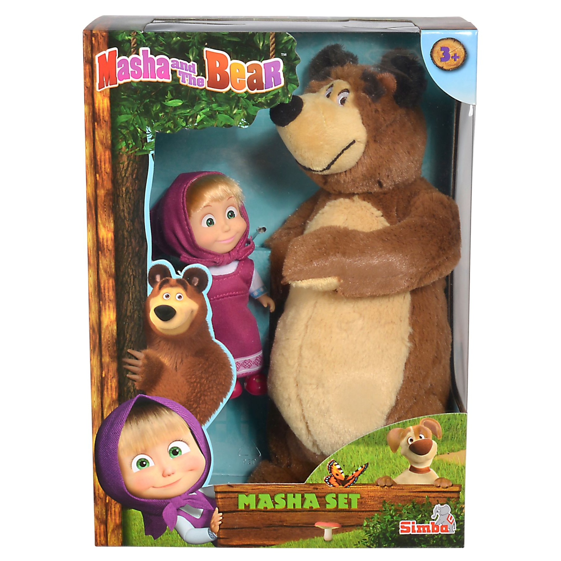 Masha y el Oso: ¡El Set Perfecto para Acompañar la Aventura! - Masha y el Oso peluche