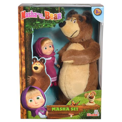  Bộ Đồ Chơi Búp Bê Và Gấu Masha and the Bear Masha Set 