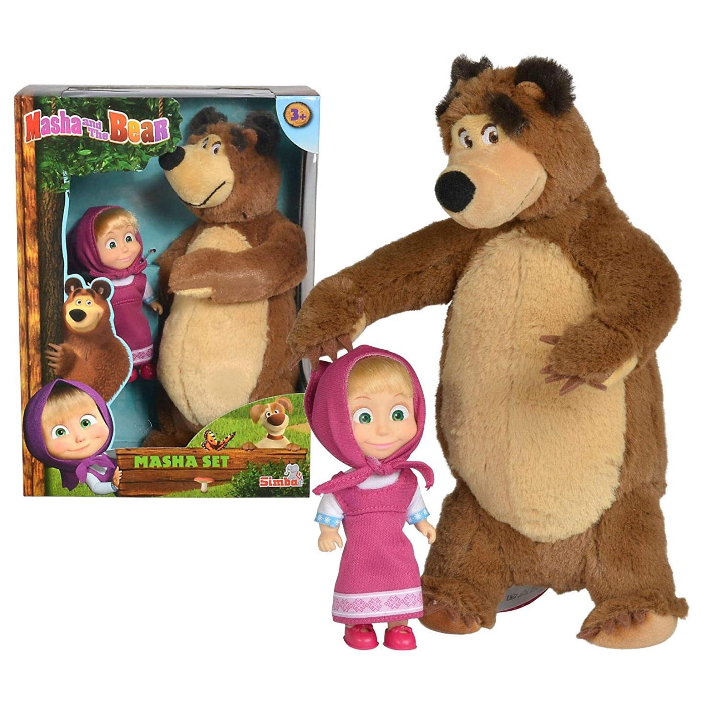 Masha y el Oso: ¡El Set Perfecto para Acompañar la Aventura! - Masha y el Oso peluche