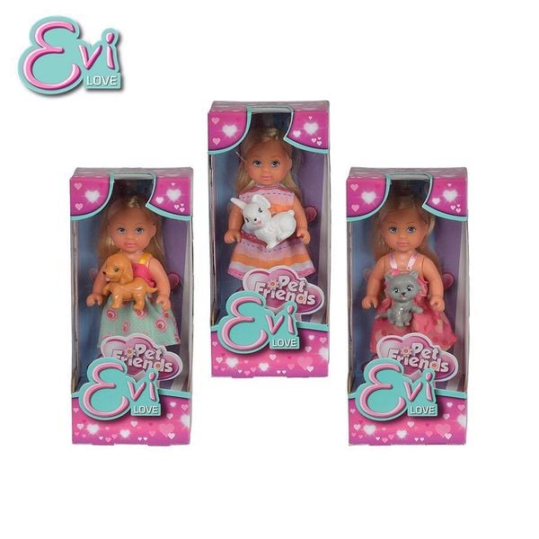 Búp Bê Người Bạn Thú Cưng Evi Love Pet Friends (3 mẫu)